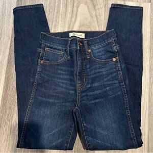 Madewell Women's High Rise Indigo Jeans